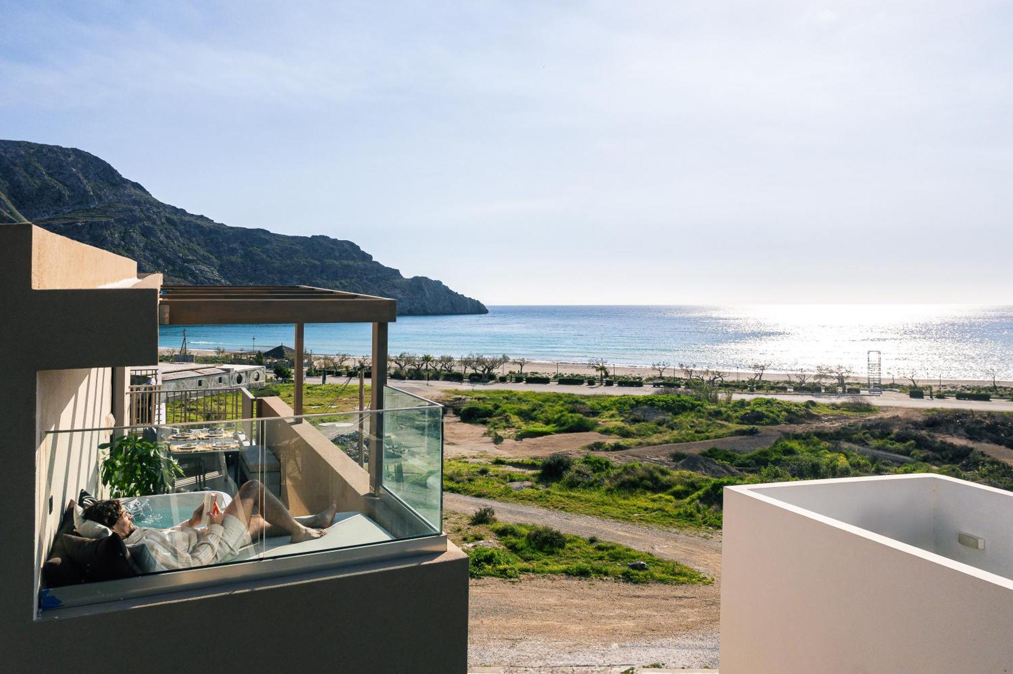 Ririka Beach Living, New Feel-At-Home Luxury Suites Plakias Exterior foto